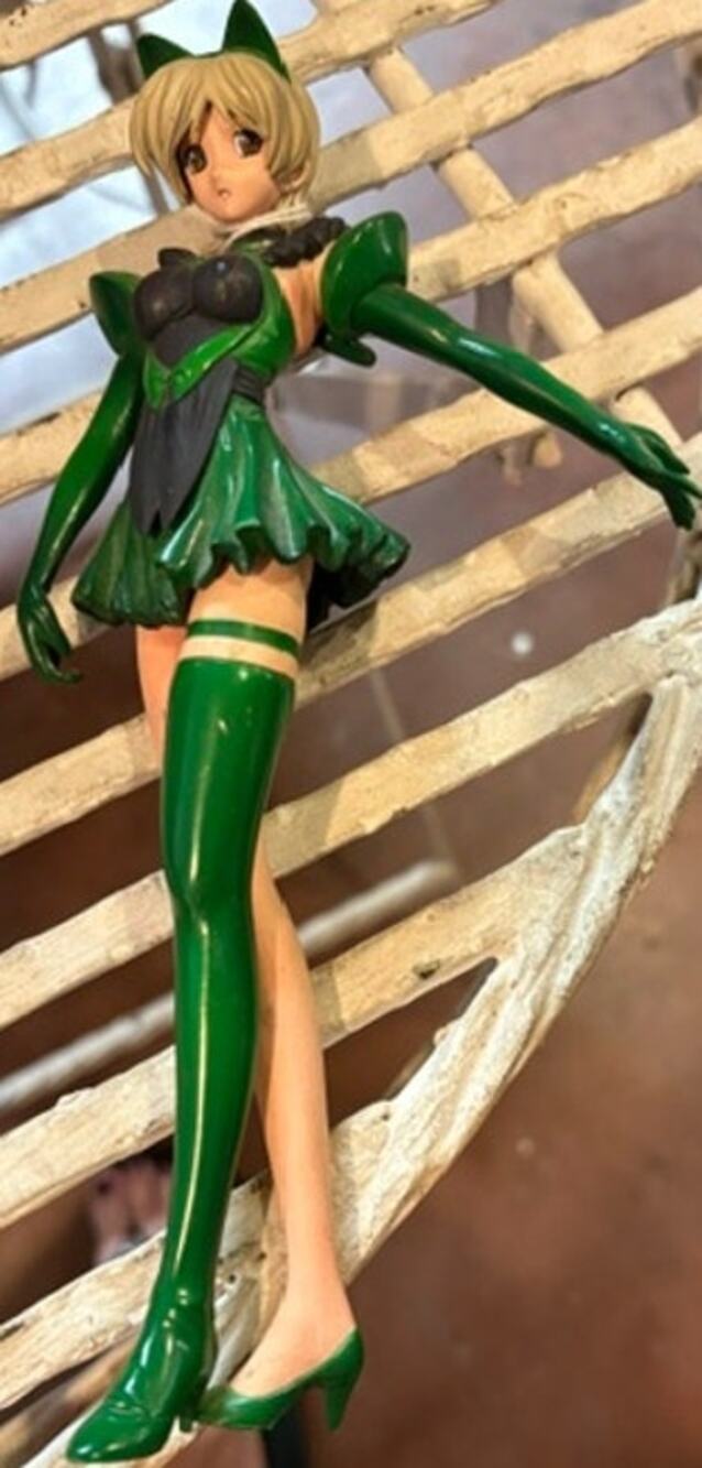 Green Anime Kirasaki Sai 6in Prize Figure